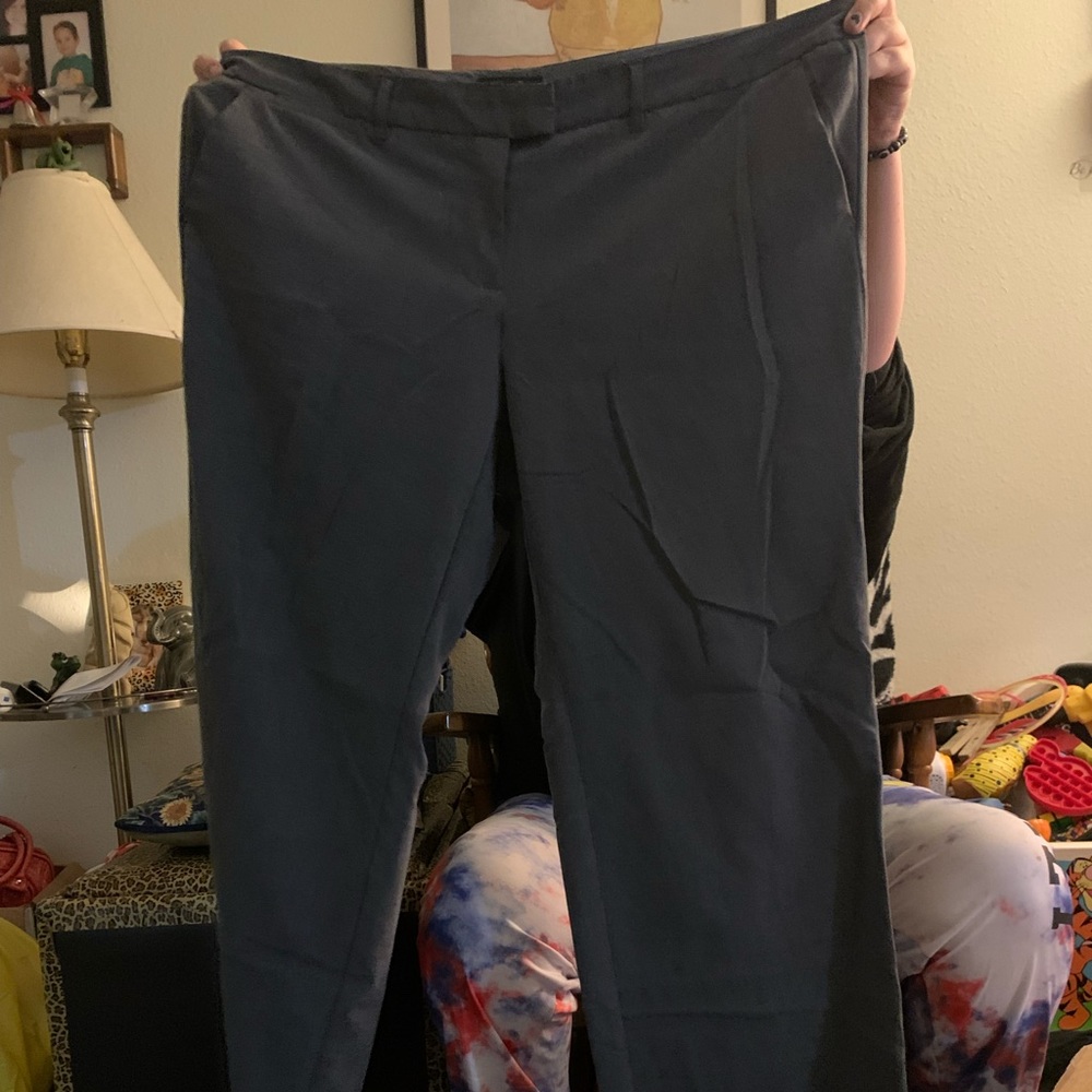 Gray Slacks cotton/polyester blend
